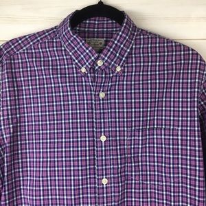 J.Crew Men’s Plaid Button Up Shirt